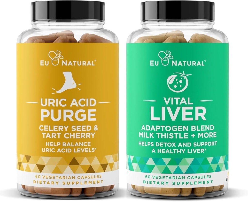 Očista! Acid flush a Vital Játra Bundle - Detox, Cleanse, a opravy pro společnou podporu a aktivní mobilitu Plus optimální funkce jater a trávicí zdraví