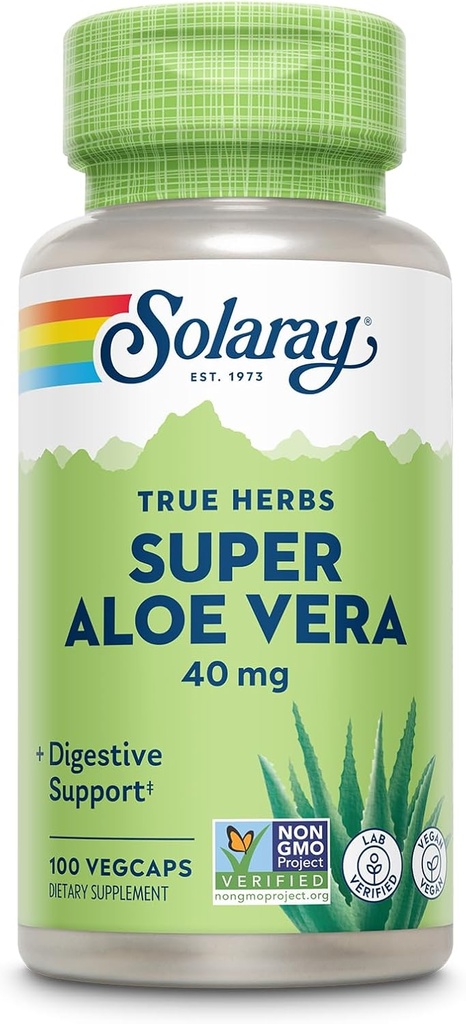 SOLARAY Super Aloe Vera Gel 8000mg Aminokyseliny, vitaminy, minerální látky, enzymy a antioxidanty pro podporu zdravé výživy