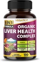 VEGATOT Komplex pro jaterní zdraví * * USA Made and Tested * * High Potency with TUDCA, Milk Thistle, Beet Root, Artichice Leaf, Panax Ginseng, Astragalus, Tumeric - Clean & Detox Formule