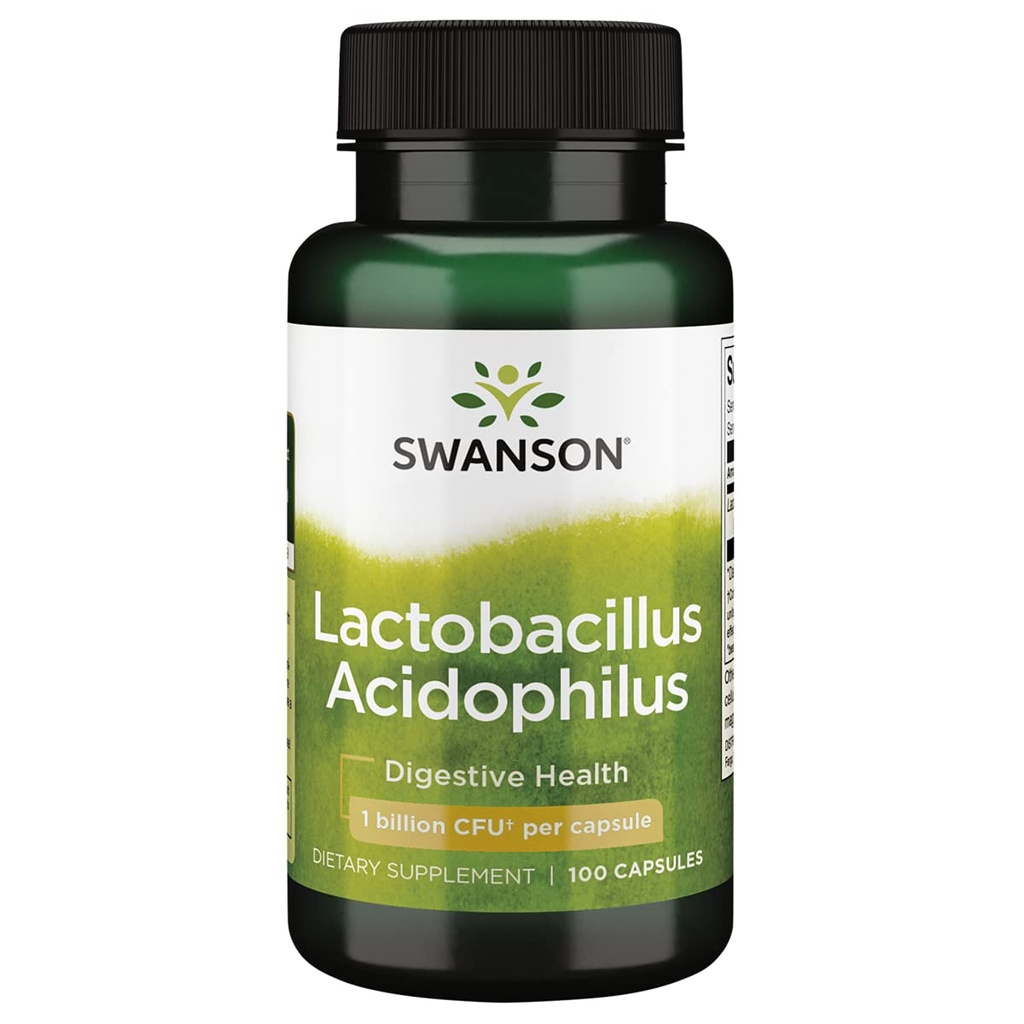 Swanson Lactobacillus Acidophilus 2 Billion Cfu 100 Kapsle