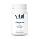 Vital Nutrients L- Theanine 200mg Supplementary 124; L Theanine Supplementary Supplementary Supplementary Supplementary 124; L Theanine Supplementary Supplementary Supplementary Normal Stress Levels and Cognitive Function * Cotto124; Gluten, Dairy and Soy Free Supplementary 124; 60 Kapsle