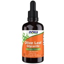 Nyní Potraviny doplňky, Olive Leaf Glycerite Liquid, 18% Oleuropein, Dropper v ceně, Free Radical Scavenger *, 2-Ounce