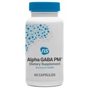 NeuroScience GABA PM Relax Sleep Aid pro dospělé - 400mg L Theanine Dodatek s 5 HTP pro podporu mozku a hořčík pro spánek - Soothe Operactive Mind & Racing Thoughts (60 Kapsle)