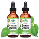 Botanická volba: Gymnema Sylvestre Liquid Extract - Alkohol & gluten Free, Non- GMO, 1oz 2 Pack