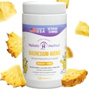 Magnesium Citrate Gummies - Sugar- Free, Vegan a non-GMO pro lepší spánek a relaxaci - No Cukr Alkohol - Hořčík dodatek pro dospělé, dospívající a děti - Ananas - 240 Žvýkačky