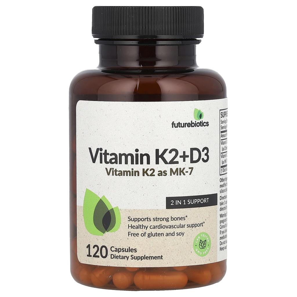 Futurebiotika Vitamin K2 + D3, 120 Kapsle