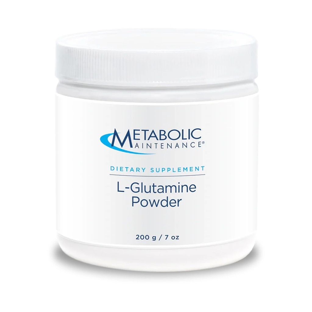 Metabolická údržba L- glutamin Powder - 1000mg, Amino Acid dodatek, Easy Drink Mix, Podporuje Gut zdraví a zotavení pro ženy a muže - Neochucené, 200g (200 Služeb)