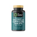 Fermentované Chlorella & Spirulina tablety, Chlorofyl, Green Superfood, Řasy dodatek, těžký kov Detox, imunitní podpora, Zlomená buněčná stěna, 1350 tablety, Non- GMO, Vegan