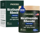 Nově NAD + dodatek - Resveratrol, Liposomální nikotinamid Ribosid, Quercetin- High Purity NAD dodatek pro energii, Focus - 80 Počet, 900mg