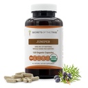 Tajemství Tribe Juniper 120 Kapsle, 1000 mg, USDA Organic Juniper (Juniperus communis) Sušené Berry (120 Kapsle)