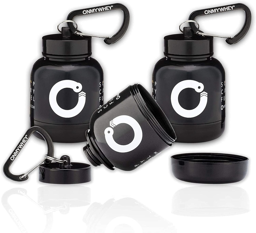ONMYWHEY - Přenosný protein a doplněk pudr Key- řetězec - Moderní 3-Pack