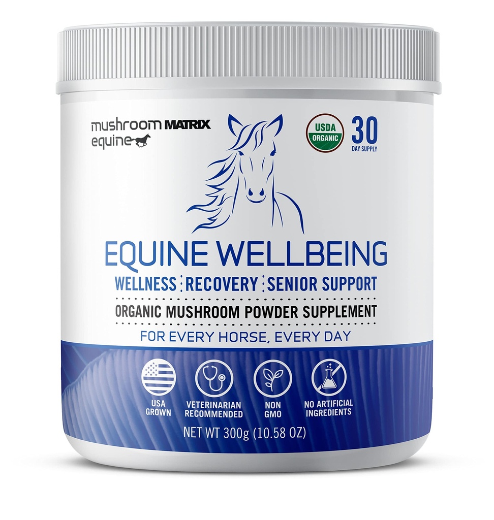 Om Houba Matrix - Hovězí 124; Wellbeing 124; USA Grown Human- Stupeň Organic Houshum Powder Show Safe Horse Supplement 124; Wellness, Recovery, & Senior Podpora 124; 300 Grams, 10.5 oz