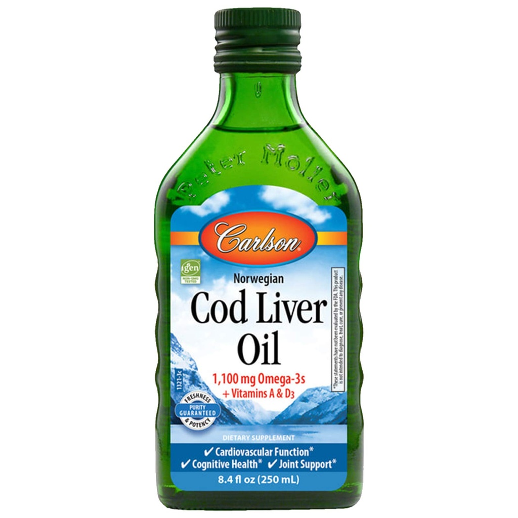 Karlson Norský Cod Jaterní olej přírodní, 250ml