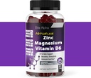 Zinek + hořčík + vitamin B6 Max Silné gumy - Možný All- přírodní zinek, hořčík, B6 pro imunitní podporu a svalovou energii a obnovu