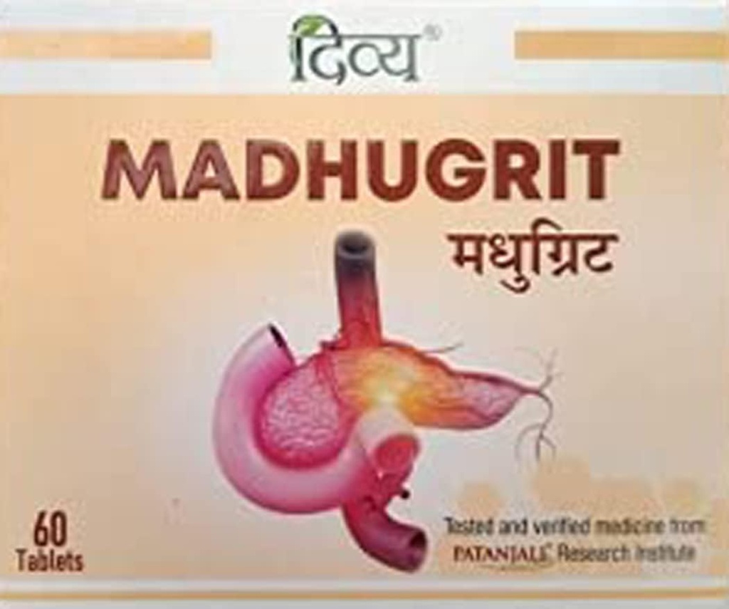 Patanjali Divya Madhugrit 60 tablet - balení po 1 ks
