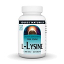 Zdroj Naturals L-Lysine Free Form, 1000 mg - Amino Acid Supplementary Energy & Formation of Collagen * - 50 tablet