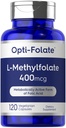 Carlyle L Methylfolát 400 mcg colum124; 120 Vegetariánských kapslí colum124; Optimalizovaný a aktivovaný methylfolát colum124; Non- GMO & gluten zdarma doplněk colum124; podle Opti- folát