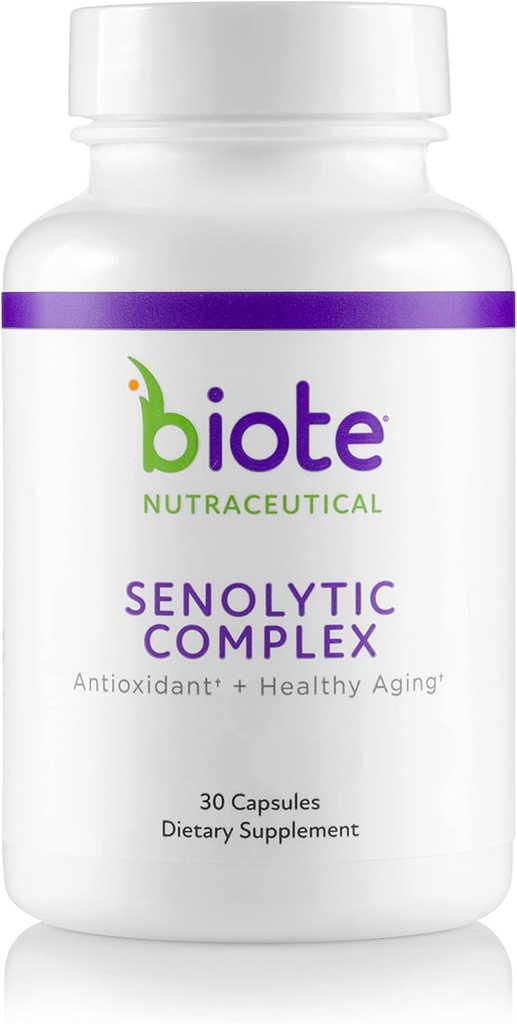 Biote Nutractics - SENOLYTIC Complex - Antioxidanty + zdravé stárnutí (30 tobolek)