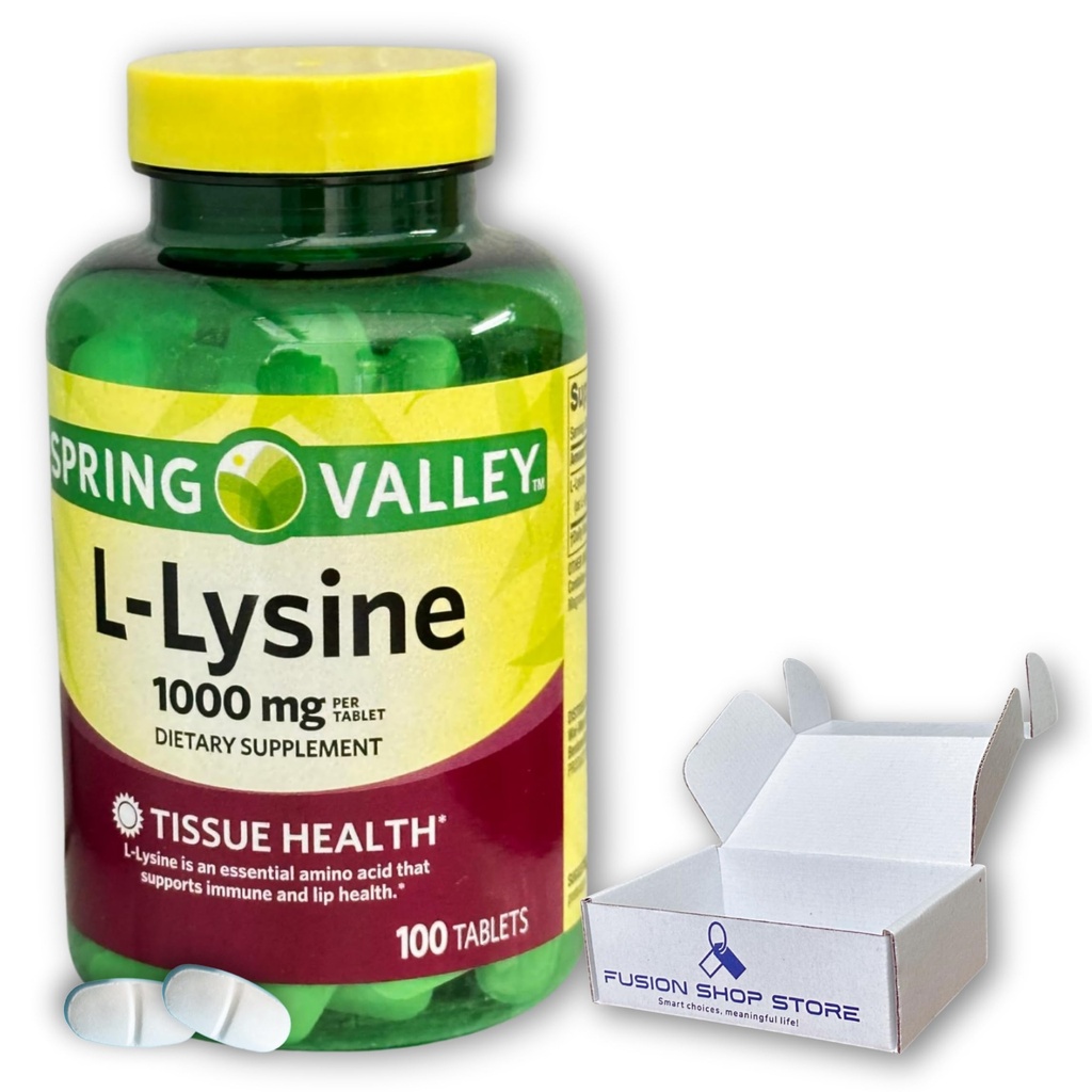 L lysin 1000mg- Essential Amino Acid Tablets, 100ct (Balení po 1)
