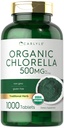 Carlyle Chlorella Tablets Organic 500 mg PHARMAN 124; 1000 Count PHARMAN 124; Vegetarian, Non-GMO, a gluten zdarma dodatek