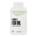 NutraBio Omega 3 Doplňky rybího oleje, 2,000mg, 400 Softgels - EPA DHA Omega 3 Fatty Acid dodatek k pomoci podpořit zdravé srdce