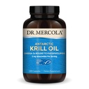 Dr. Mercola Antarktida Krill Oil - 1000 mg - Omega33 dodatek s EPA & DHA - Podporuje mozek, srdce, společné a imunitní zdraví - GMO- Free, gluten- Free & Soy- 180 Kapsle (90 Služeb)