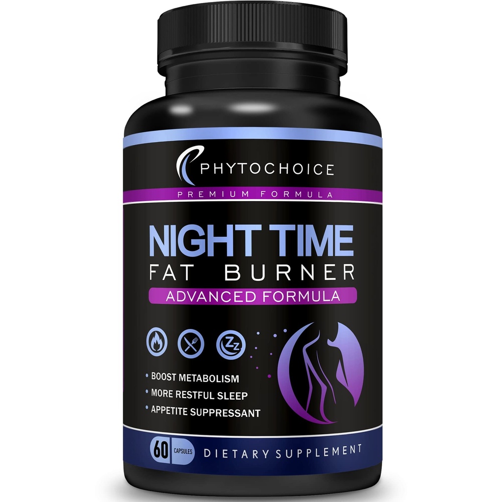 Night Time hubnutí pilulky pro Women- Carb Block Appetite Suppressant s melatonin- Fat Burner dietní pilulky, které pracují rychle pro Women- Nighttime metabolismus Booster- Made in USA-1 Pack