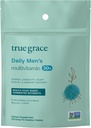 True Grace Daily Men 's Multivitamin 50 + - 120 Easy- to - Polykací tablety - Imunitní, Energy, Longevity & Memory Support - Gluten Free, Soy Free, Vegan - 60 Služeb