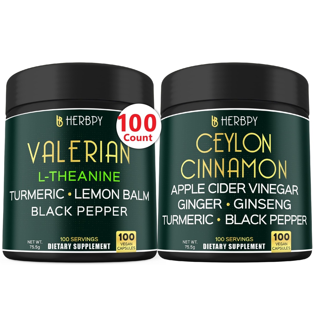 Bundle 5in1 Valerian Root Dodatek & 6in1 Premium Cejlon Skořice Doplňky