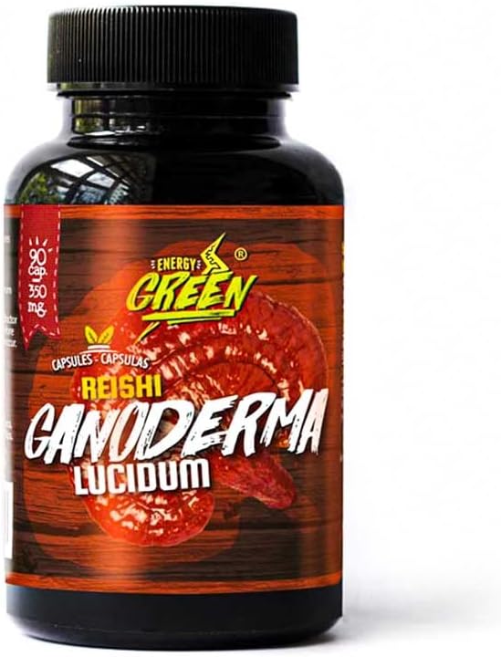 ANDES HEALTHY · SUSTAINABLE · Fair Reishi Ganaderma - Ganoderma Lucidum 120 Pills * 350mg - Vegan Pills - Non GMO - gluten zdarma