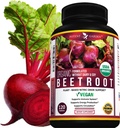 Potent Garden Organic Beet Root 1350 mg s Black Pepper - 120 Vegan Tablety