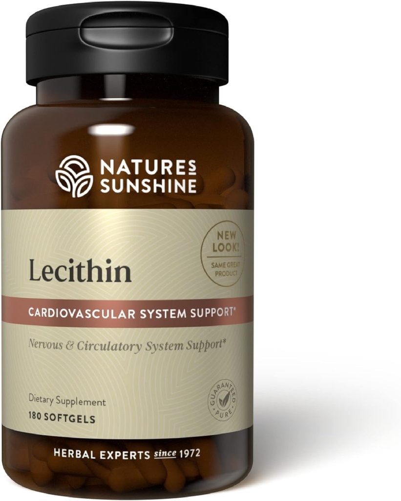 Přírodní sluneční svit Lecithin 180 Softgels