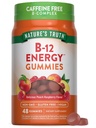 Nature 's Truth Vitamin B Complex Gummies PHAR124; 48 Count GARMAN 124; s B-Vitaminy, L-karnitin & Ashwagandha PHAR124; Vegan, Non-GMO & Gluten zdarma dodatek