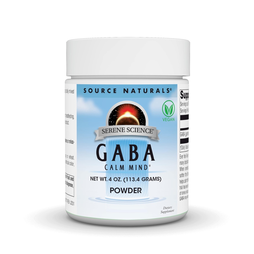 Zdroj Naturals Serene Science GABA, Calm Mind - 4 oz Powder