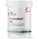Designs for Health ProbioMed 50 - Probiotika pro stravitelné zdraví - 10 Strains with Lactobacillus acidophilus Probiotic + Lactobacillus rhamnosus - Gut Health + Immunní Supplement (30 Caps)