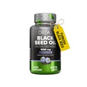 ORZAX 1000 mg Black Seed Oil Organic Cold Pressed Capsules with 20mg Thymoquinone for Immunication Support, Good Hair, Skin, and Joints (60 Soft Gel Capsules)