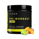 Kaged Sport Pre Workout Prášek pro muže a ženy, Mango Lime, Sport Certified, 188mg kofein, oxidy dusíku dodatek, Beta Alanin pro energii, Váhy, Cardio Endurance & Strength, 20 Služeb