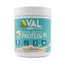 VAL Bone Broth Protein Powder - 22g protein, 12g kolagen, MCT & Pea Protein - Gut, Skin & Joint Support - Paleo Friendly, Gluten Free - Chicken Flavor, 16 Servings