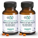GLX3 Zelená Liped Mussel Oil kapsle pro společnou a svalovou podporu CLAS124; Extra-Strength ETA, EPA, DHA Omega33 Zelená Liped Mussel Dodatek pro pohodlí, pružnost a obnovu HakaLife GLX3