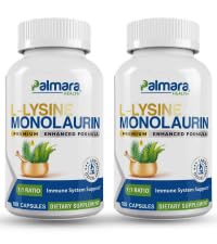 Palmara Health L- Lysin + Monolaurin 600mg 1: 1 poměr (2)