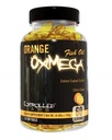 KONTROLOVANÉ LABS Orange Oximega Fish Oil Supplement 120 Softgels, EPA a DHA, 2000mg Omega-3 mastné kyseliny, Citrus- Flavor, Bezproblémové Softgels
