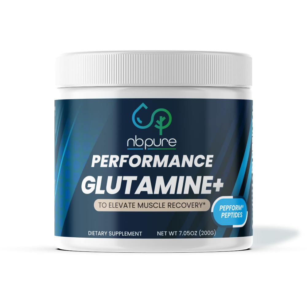nbsure Performance Glutamine +: PepForm ™ Glutamine Peptides - Non- GMO Muscle Recovery & Gut Health - Leaky Gut, Imunitní podpora