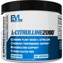 L- Citrulline2000 Oxid dusnatý Předcvičení Prášek - Vysoká síla L Citrulline Prášek pro zvýšení svalové síly a intenzivní čerpadla - Plant based Nitric Oxide Booster - Neochucený