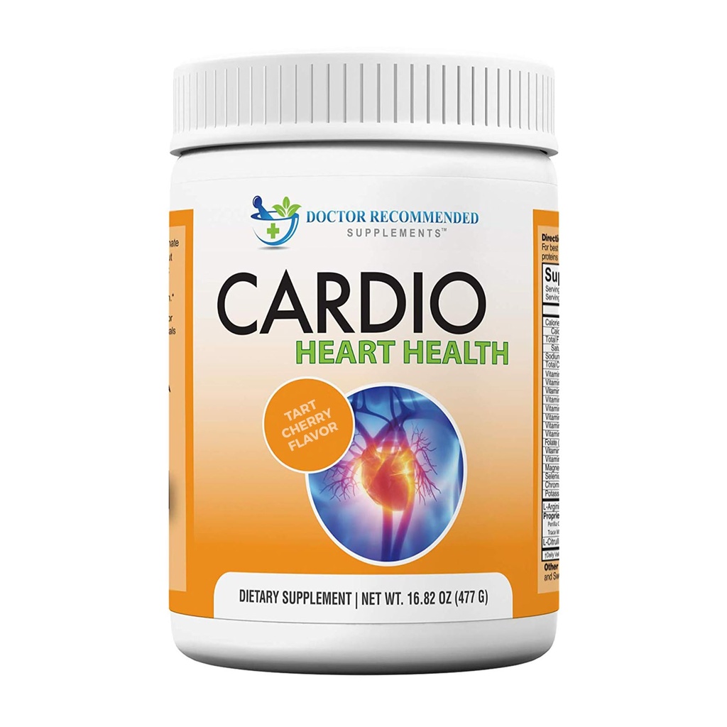 Cardio Heart Health Powder - L- Arginine Supplement 5000mg & L- Citruline 1000mg, 16.82 oz