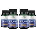 Swanson Apigenin- Bioflavonoid dodatek přírodní prostata Support- Metabolismus & Nerve Zdraví Support- Support Sleep & Relaxation 90 Caps, 50 mg každé 4 balení