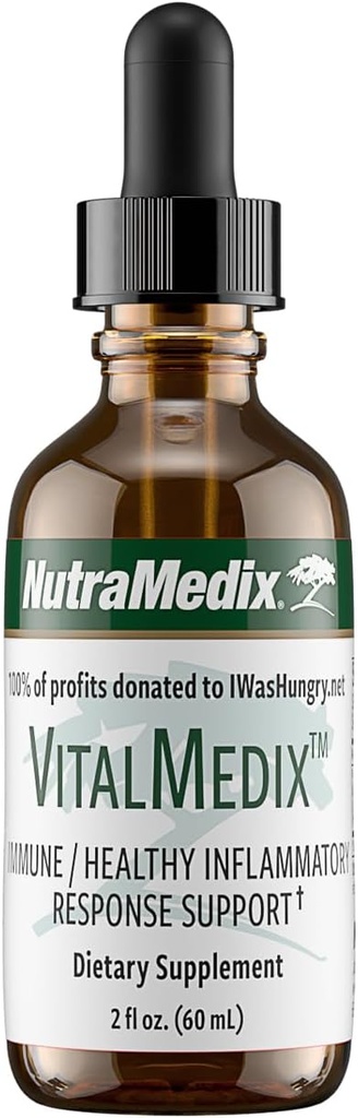 NutraMedix VitalMedix - Kočičí dráp & Moringa Plant Extract - Denní doplněk energie pro imunitní zdraví a celkovou vitalitu - Bohaté na vitamíny a minerály (2oz)