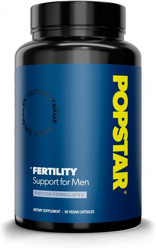Doplněk plodnosti pro muže - Lékař Vyrobeno v USA - Prenatální vitamíny - Mužské doplňky plodnosti - Booster - Count & Motility Activator - 90 Vegan Kapsle (1 měsíc dodávky)