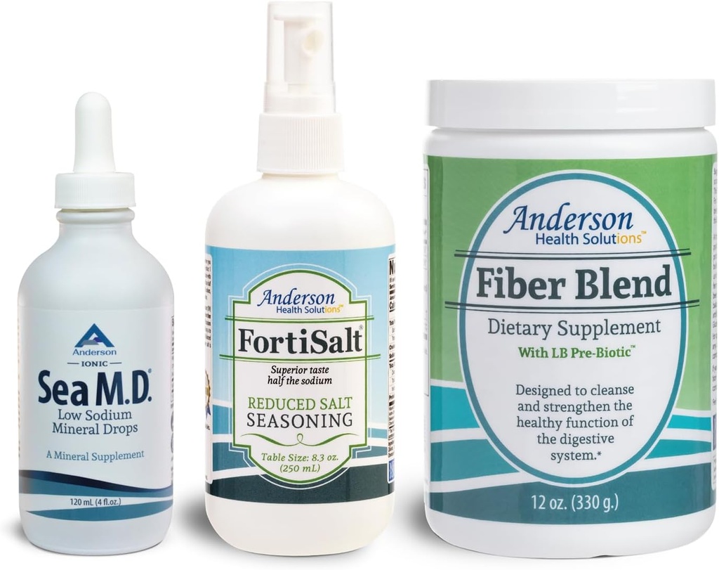 Ultimate Health Boost Bundle (Stopy Minerály Kapky, Nízký sodík Fortisalt)