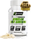 Herbolab Korean Red Ginseng Fermented 10: 1 (13% ginsenosids) - Genuine Panax Ginseng z Koreje 6 Roky staré Kořeny - Patentovaný extrakt technologie