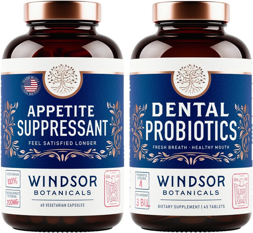 INDSOR BOTANICALS Suppressant pro hubnutí a zubní probiotika pro špatný dýchací pás